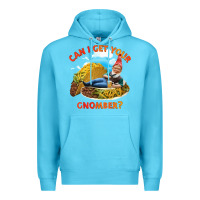 Ocean Blue taco gnome thinks you're cute Premium Hoodie - artisFamous