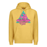 Antique Gold Cats on Synthesizers in Space Premium Hoodie - artisFamous