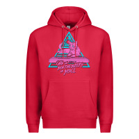 Cardinal Cats on Synthesizers in Space Premium Hoodie - artisFamous