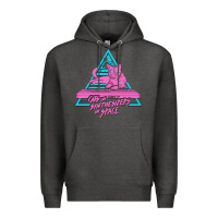Charcoal Heather Cats on Synthesizers in Space Premium Hoodie - artisFamous