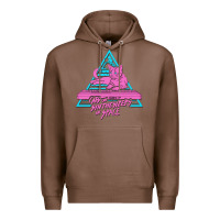 Chestnut Cats on Synthesizers in Space Premium Hoodie - artisFamous