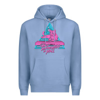 Colony Blue Cats on Synthesizers in Space Premium Hoodie - artisFamous