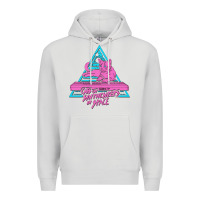 Dove Grey Cats on Synthesizers in Space Premium Hoodie - artisFamous