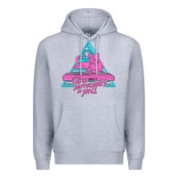 Heather Grey Cats on Synthesizers in Space Premium Hoodie - artisFamous