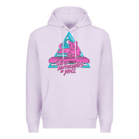 Lilac Cats on Synthesizers in Space Premium Hoodie - artisFamous
