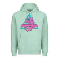Seafoam Cats on Synthesizers in Space Premium Hoodie - artisFamous