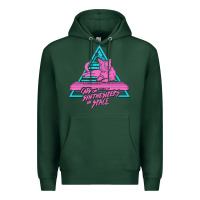 Sports Green Cats on Synthesizers in Space Premium Hoodie - artisFamous