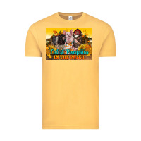 Vintage Mustard Cutest Pumpkin In The Patch Pig Vintage Tee - LillyAllenDesigns