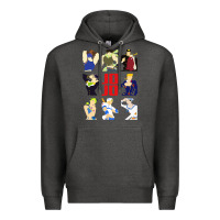 Charcoal Heather jojo adventure Premium Hoodie - artisFamous
