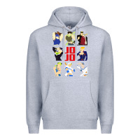 Heather Grey jojo adventure Premium Hoodie - artisFamous