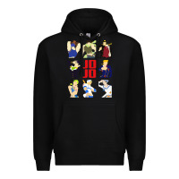 Black jojo adventure Premium Hoodie - artisFamous