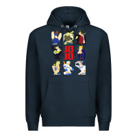 Navy jojo adventure Premium Hoodie - artisFamous