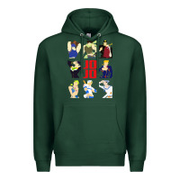 Sports Green jojo adventure Premium Hoodie - artisFamous