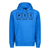 True Royal crawl walk spike volleyball Premium Hoodie - artisFamous