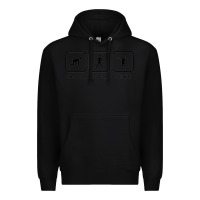 Black crawl walk spike volleyball Premium Hoodie - artisFamous