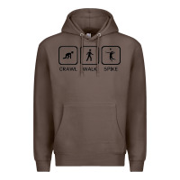 Coffee crawl walk spike volleyball Premium Hoodie - artisFamous