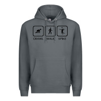 Rock crawl walk spike volleyball Premium Hoodie - artisFamous