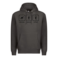 Smoke crawl walk spike volleyball Premium Hoodie - artisFamous