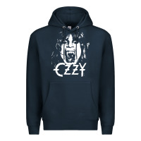 Navy crazy train vintage rock Premium Hoodie - artisFamous