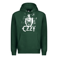 Sports Green crazy train vintage rock Premium Hoodie - artisFamous