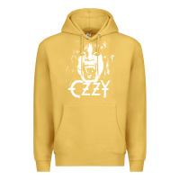 Antique Gold crazy train vintage rock Premium Hoodie - artisFamous