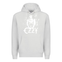 Dove Grey crazy train vintage rock Premium Hoodie - artisFamous