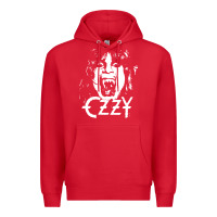 Red crazy train vintage rock Premium Hoodie - artisFamous