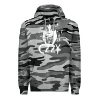 Slate Camo crazy train vintage rock Premium Hoodie - artisFamous