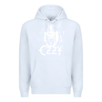 White crazy train vintage rock Premium Hoodie - artisFamous