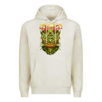 Oatmeal Heather mastodon Premium Hoodie - artisFamous