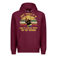 Burgundy happy gilmore comedy Premium Hoodie - artisFamous