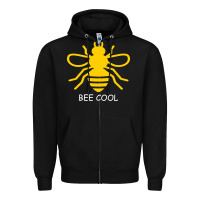 Black Bee Cool Zipper Hoodie - Bettercallsaul
