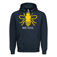 Navy Bee Cool Zipper Hoodie - Bettercallsaul