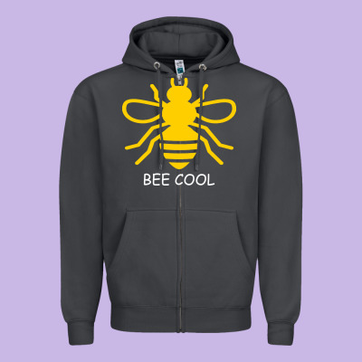 Bee Cool Zipper Hoodie Designed By Bettercallsaul