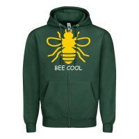 Sports Green Bee Cool Zipper Hoodie - Bettercallsaul