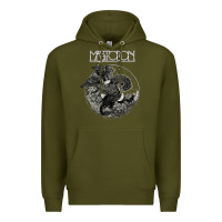 Army Green mastodon Premium Hoodie - artisFamous