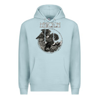 Blue Mist mastodon Premium Hoodie - artisFamous