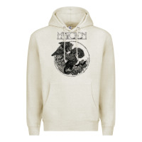 Oatmeal Heather mastodon Premium Hoodie - artisFamous