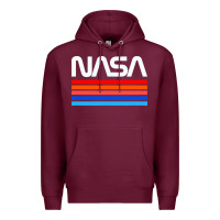 Burgundy vintage retro nasa Premium Hoodie - artisFamous