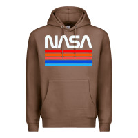 Chestnut vintage retro nasa Premium Hoodie - artisFamous
