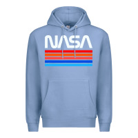 Colony Blue vintage retro nasa Premium Hoodie - artisFamous