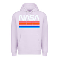 Lilac vintage retro nasa Premium Hoodie - artisFamous
