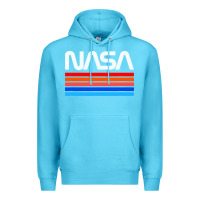 Ocean Blue vintage retro nasa Premium Hoodie - artisFamous