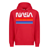 Red vintage retro nasa Premium Hoodie - artisFamous