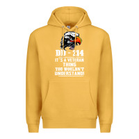 Mustard dd 214 Premium Hoodie - artisFamous