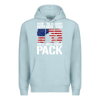 Blue Mist if the flag offends you Premium Hoodie - artisFamous