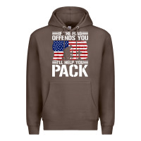 Coffee if the flag offends you Premium Hoodie - artisFamous