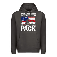 Smoke if the flag offends you Premium Hoodie - artisFamous