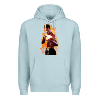 Blue Mist bruce leroy Premium Hoodie - artisFamous