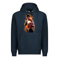 Navy bruce leroy Premium Hoodie - artisFamous